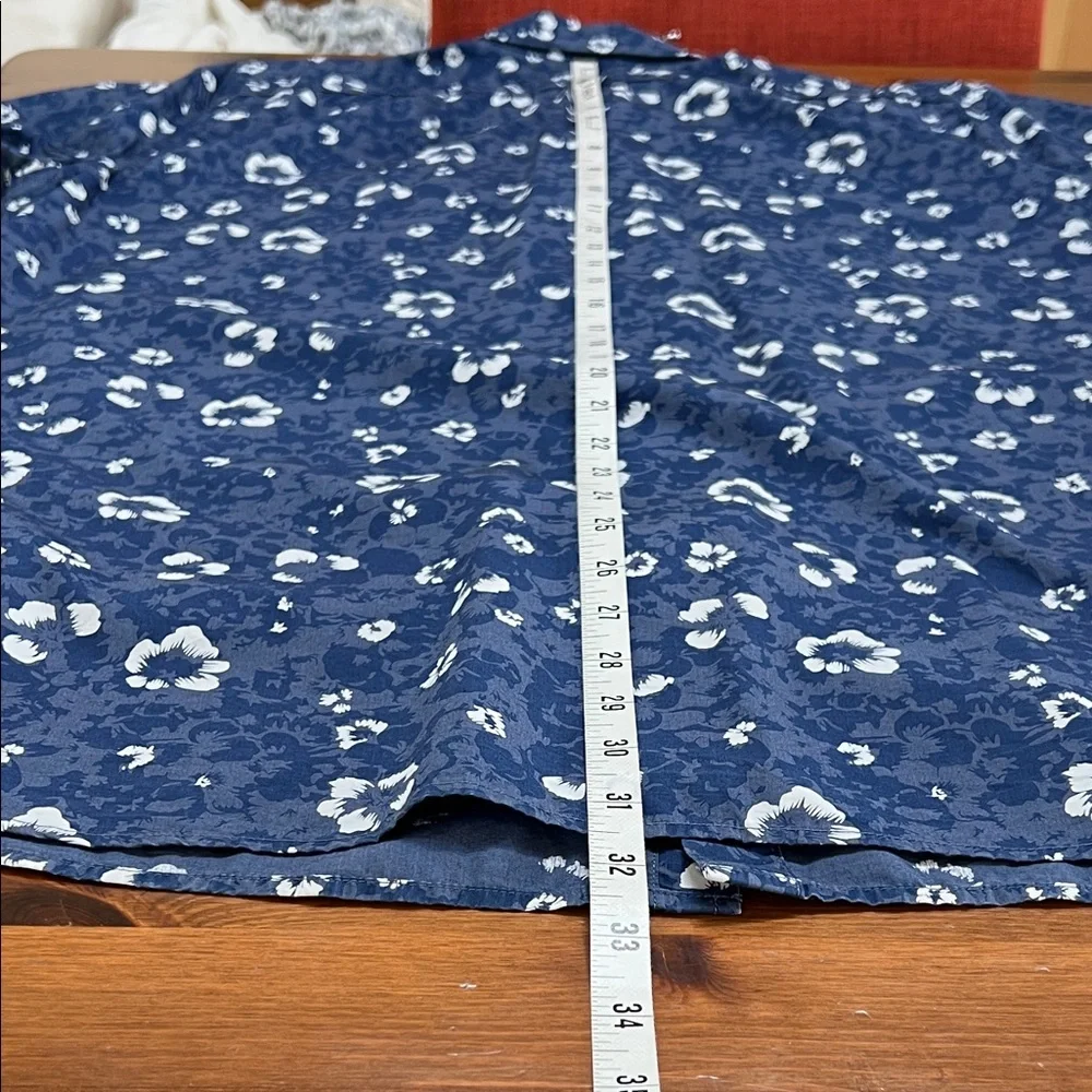 Banana Republic Navy Floral Men's Shirt